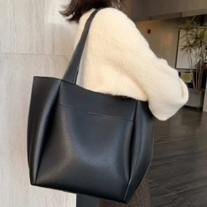New Pu Simple Large-Capacity Tote Bag for Women - Image 2