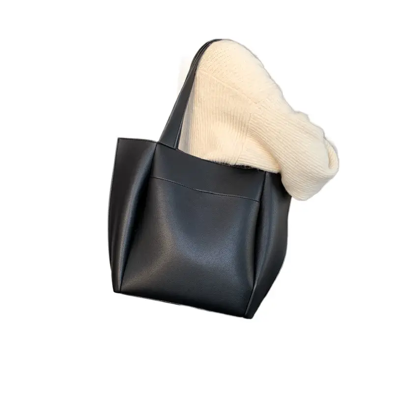 New Pu Simple Large-Capacity Tote Bag for Women - Image 4