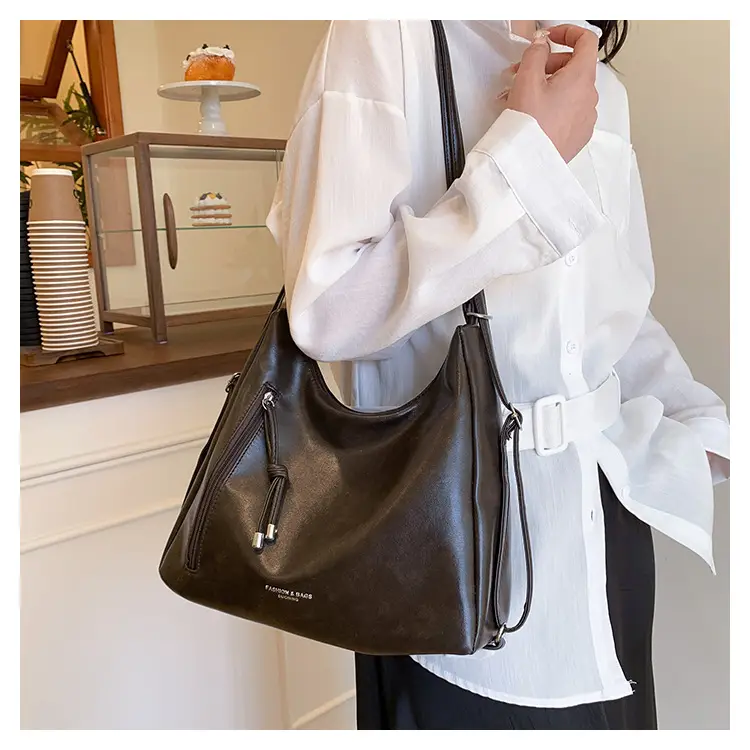 Brown Leather Shoulder Backpack for Women 2025 — feature 14