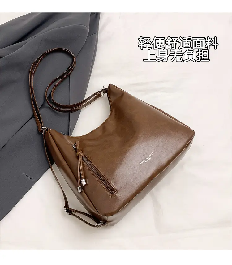 Brown Leather Shoulder Backpack for Women 2025 — feature 4
