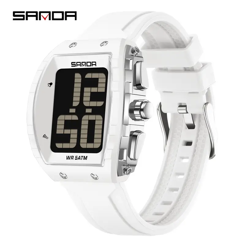 Sanda Blue Digital Men's Sports Watch with Alarm & Water Resistant - Image 8