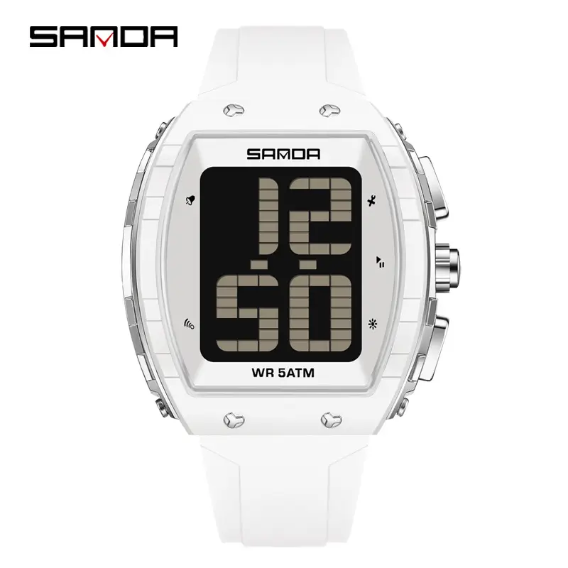Sanda Blue Digital Men's Sports Watch with Alarm & Water Resistant - Image 2