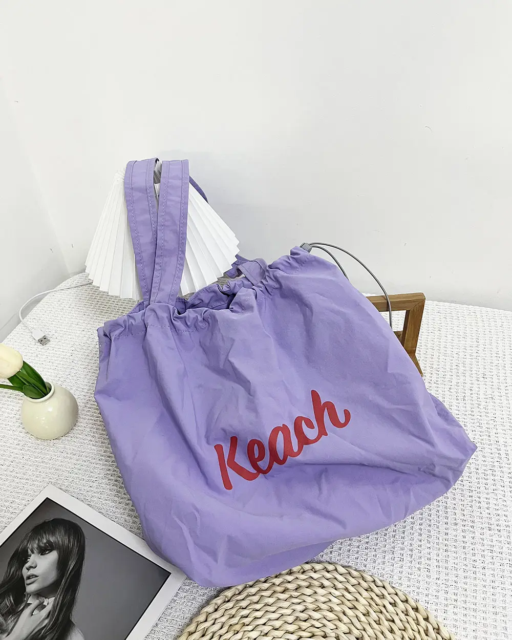 Women's Printed Nylon Shoulder Bag Large Capacity Casual All-match — feature 11