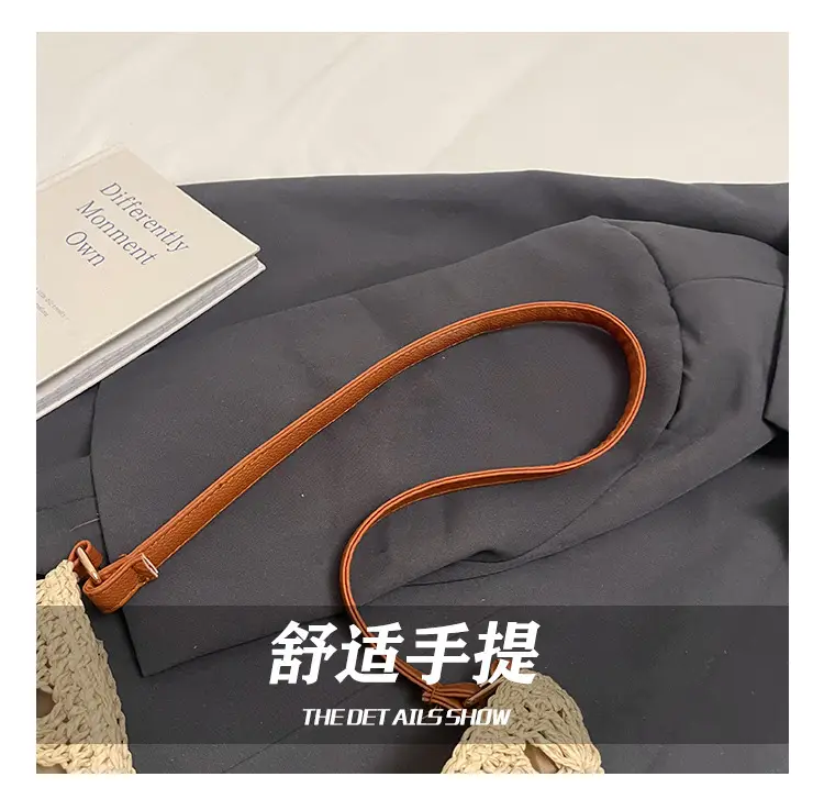 Straw Woven Shoulder Bag Large Capacity for Women — feature 13