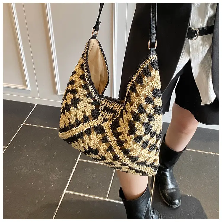 Straw Woven Shoulder Bag Large Capacity for Women — feature 26