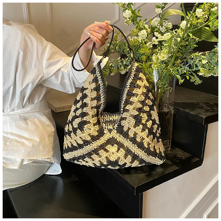 Straw Woven Shoulder Bag Large Capacity for Women — feature 29