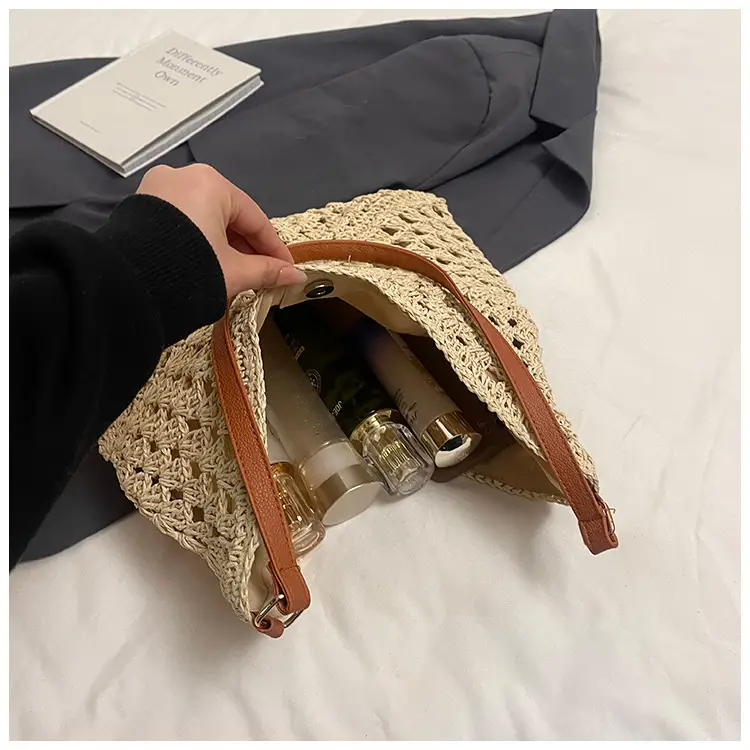 Straw Woven Shoulder Bag Large Capacity for Women — feature 42