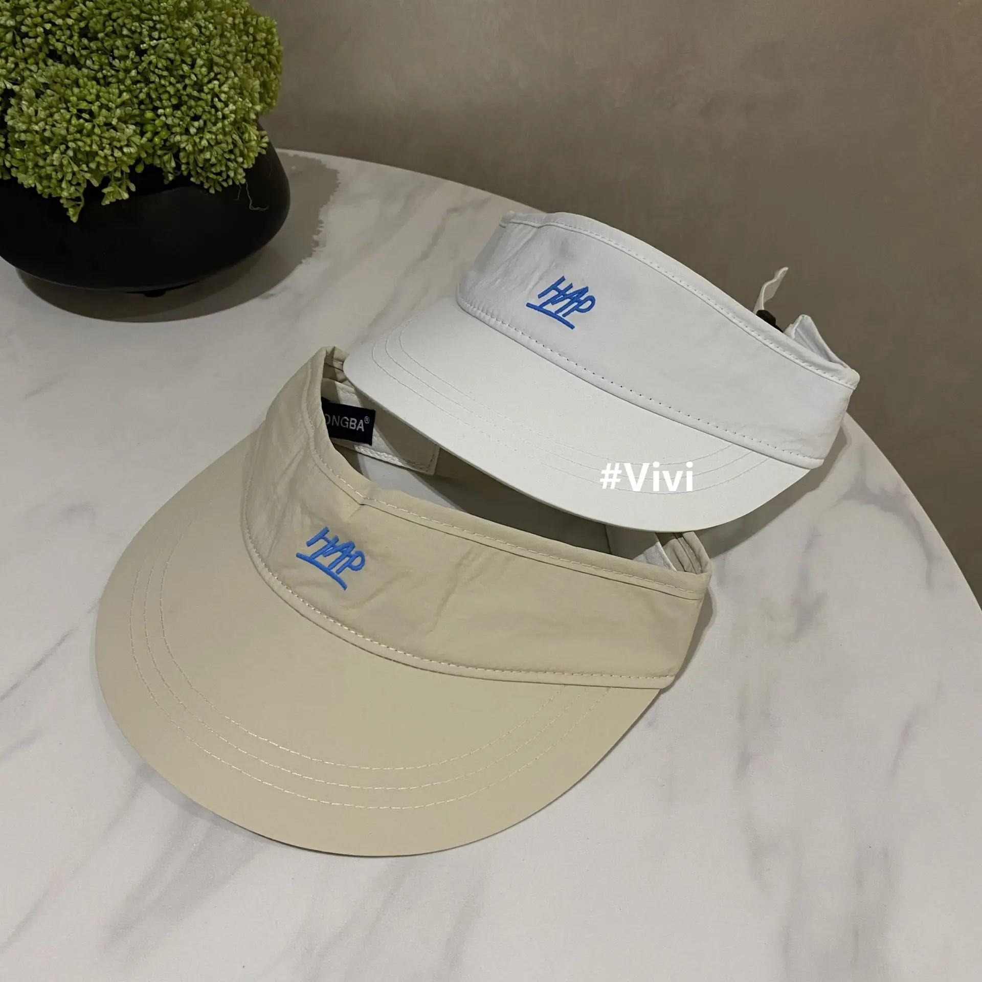 2025 Women UV Visor Cap VVivi Beige - Image 8