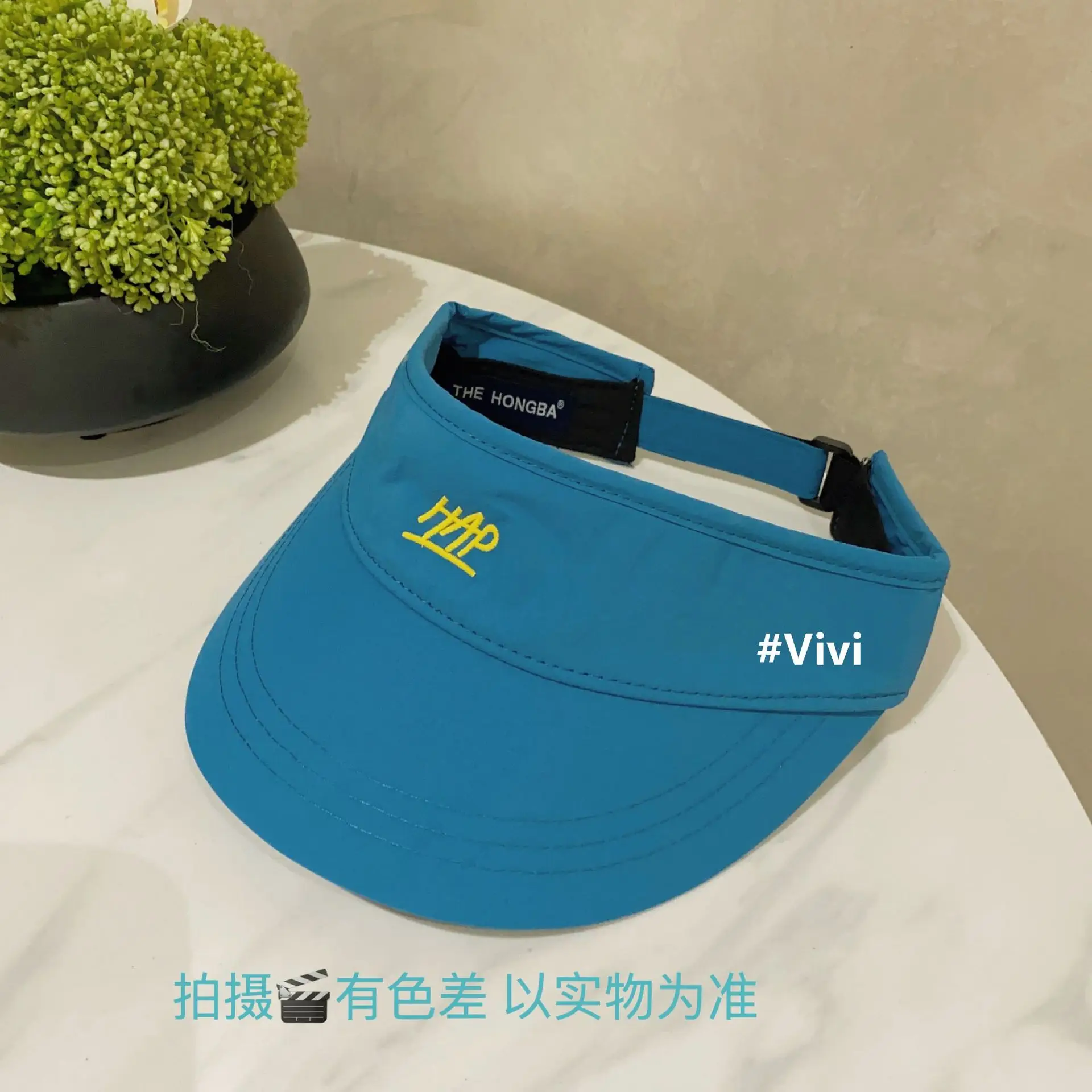 2025 Women UV Visor Cap VVivi Beige - Image 6