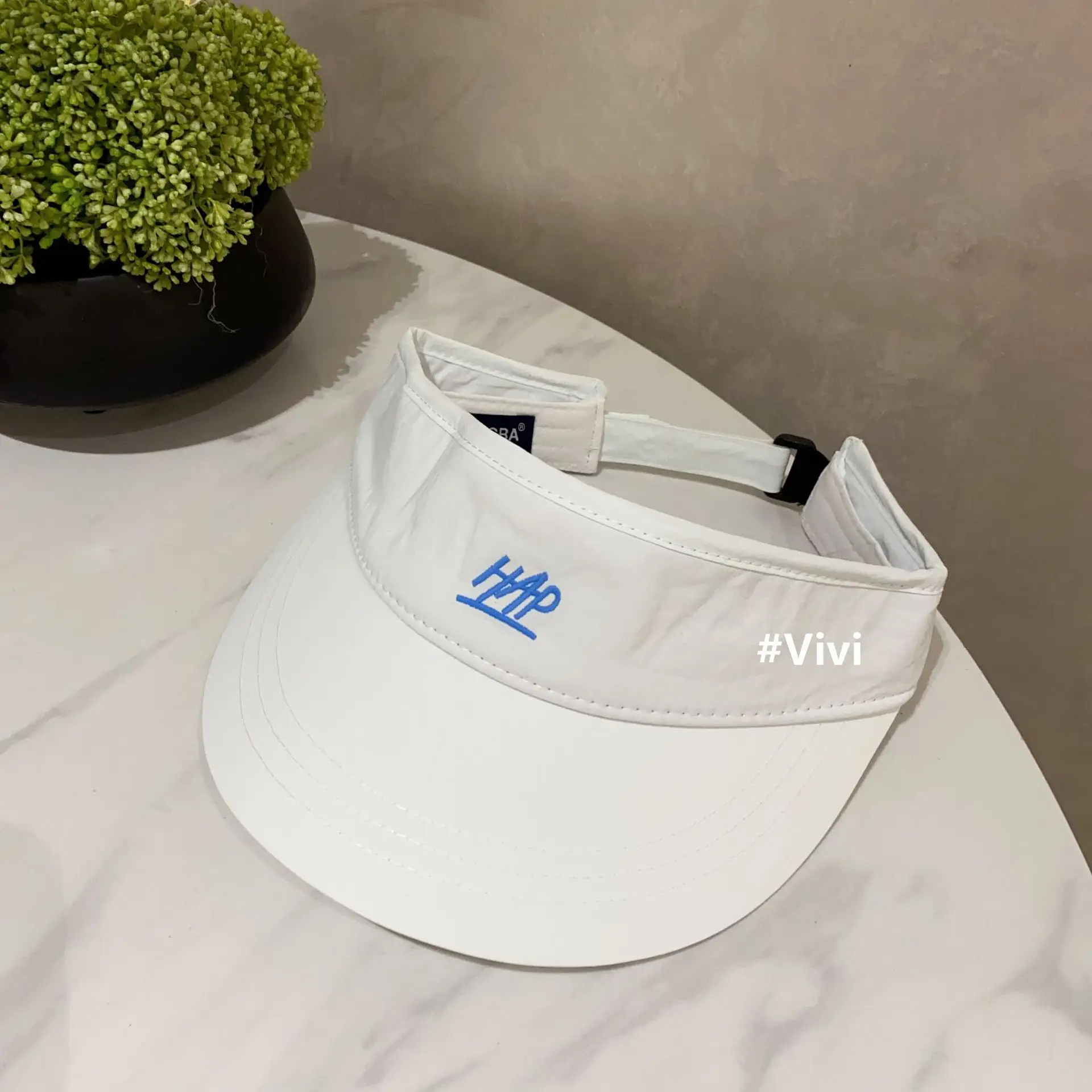 2025 Women UV Visor Cap VVivi Beige - Image 2