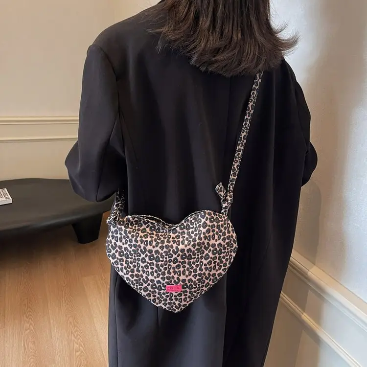 Leopard Print Crossbody Bag for Women - Image 5