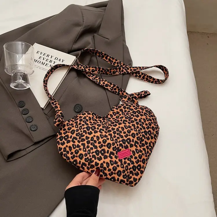 Leopard Print Crossbody Bag for Women - Image 2