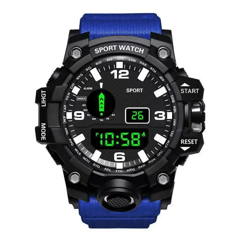 Luminous Waterproof Sports Watch for Men Women