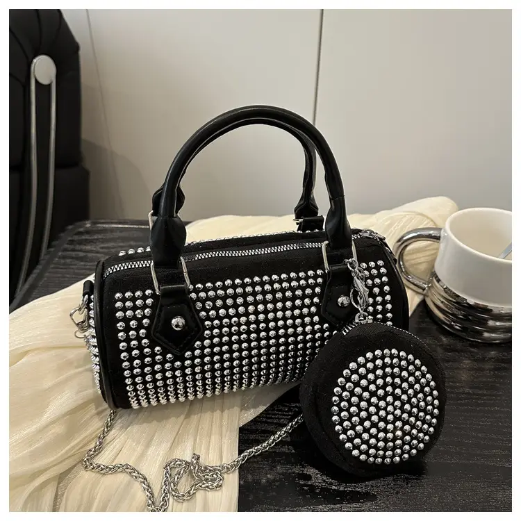 2025 Rhinestone Textured Full Diamond Handbag & Chain Crossbody Bag — feature 19
