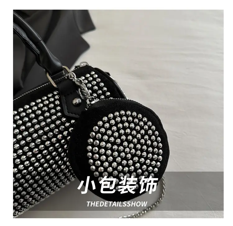 2025 Rhinestone Textured Full Diamond Handbag & Chain Crossbody Bag — feature 7