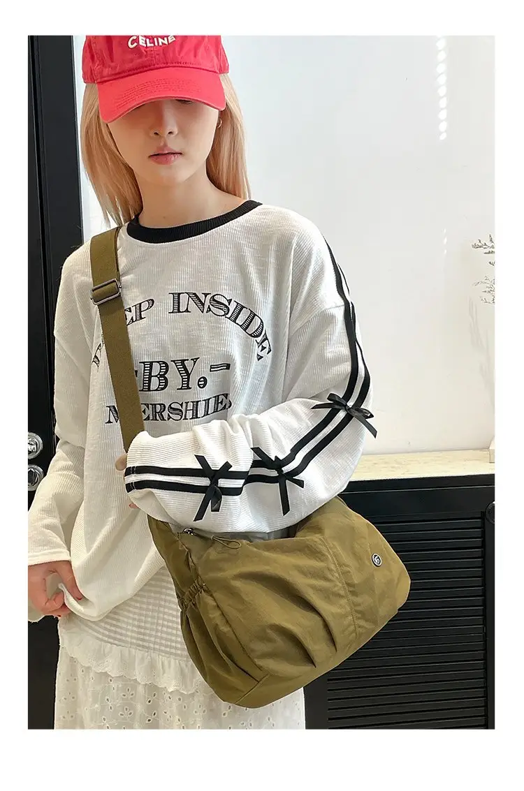 Crossbody Nylon Bag Multi Color Women's Casual Lightweight Large Capacity — feature 18