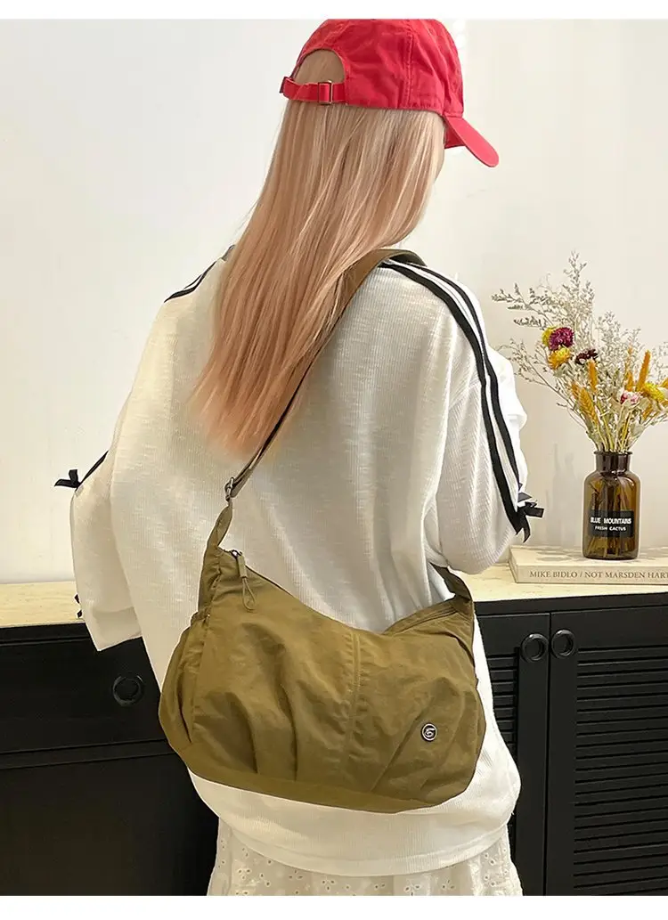 Crossbody Nylon Bag Multi Color Women's Casual Lightweight Large Capacity — feature 19