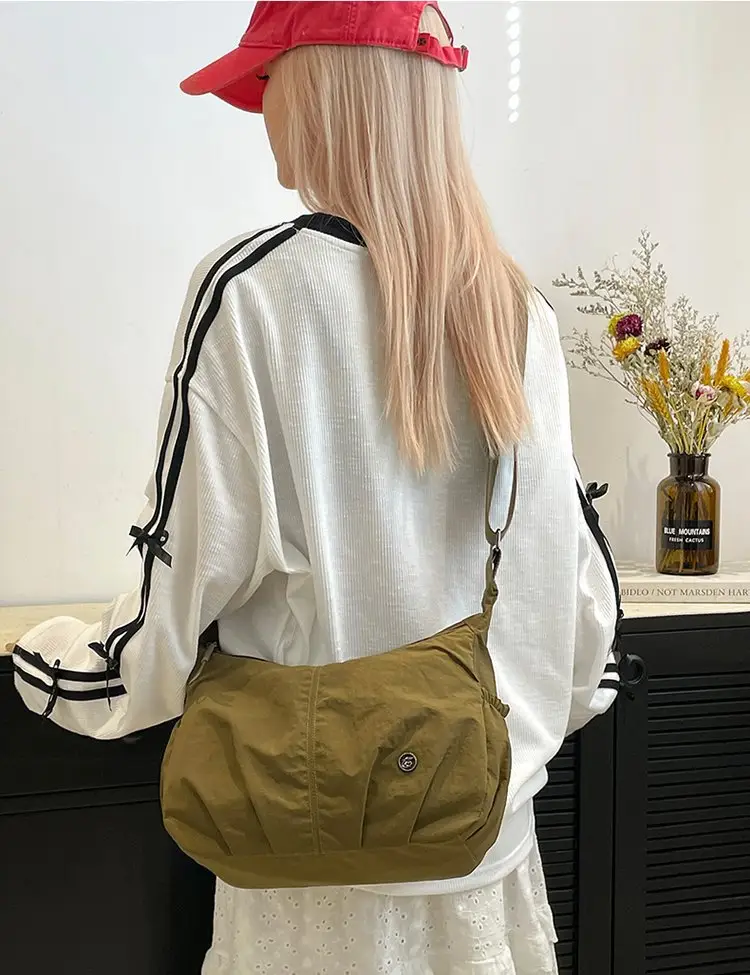 Crossbody Nylon Bag Multi Color Women's Casual Lightweight Large Capacity — feature 20