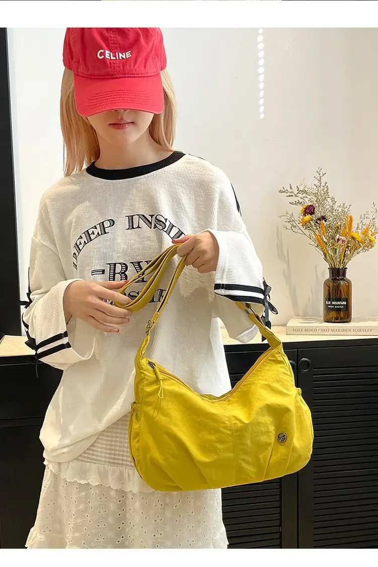 Crossbody Nylon Bag Multi Color Women's Casual Lightweight Large Capacity — feature 21