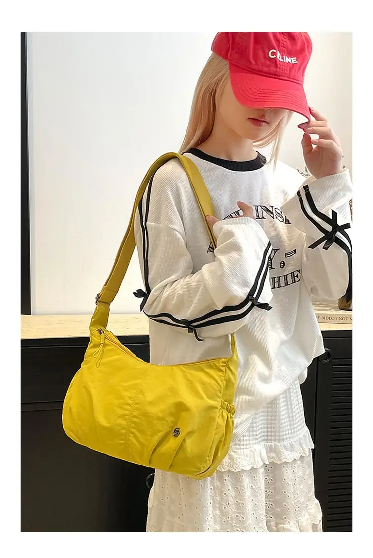 Crossbody Nylon Bag Multi Color Women's Casual Lightweight Large Capacity — feature 22