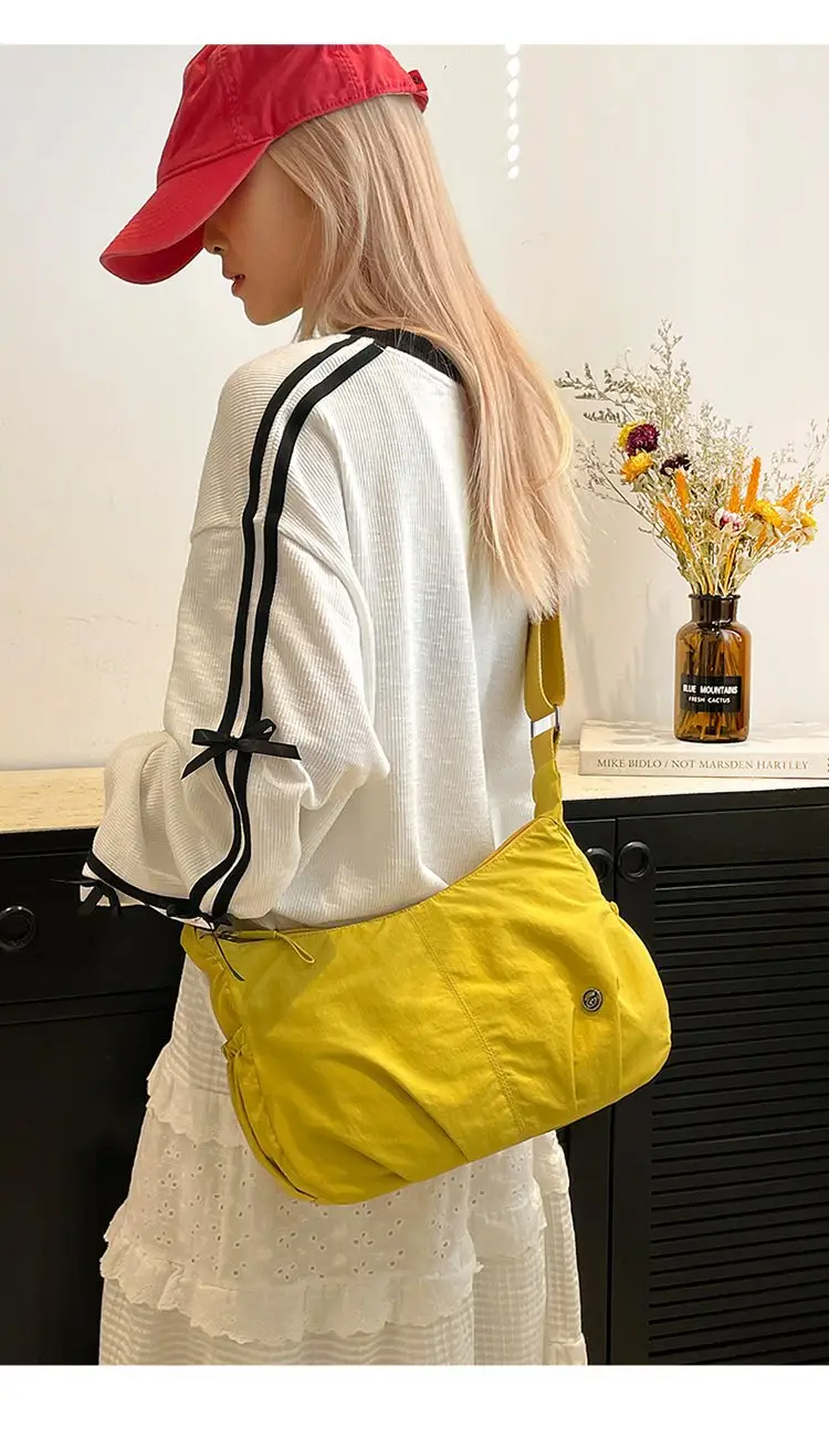 Crossbody Nylon Bag Multi Color Women's Casual Lightweight Large Capacity — feature 24