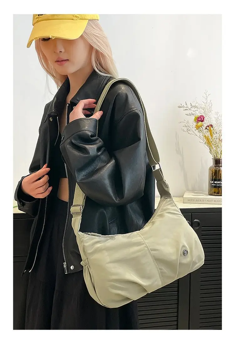 Crossbody Nylon Bag Multi Color Women's Casual Lightweight Large Capacity — feature 25