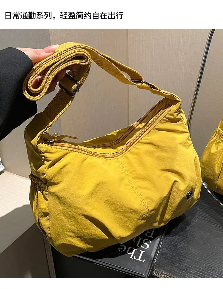 Crossbody Nylon Bag Multi Color Women's Casual Lightweight Large Capacity — feature 8