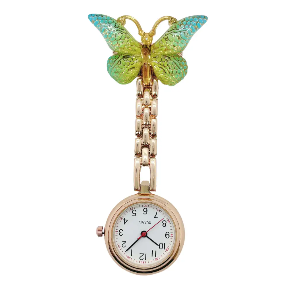 Doctor Nurse Watch Butterfly Clip Luminous Simple Hanging Watch - Image 7