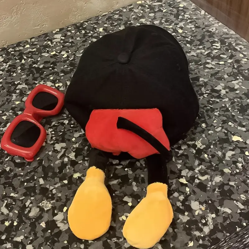 Mickey Mouse Doll Cap with Red Bow & Yellow Tails — feature 8