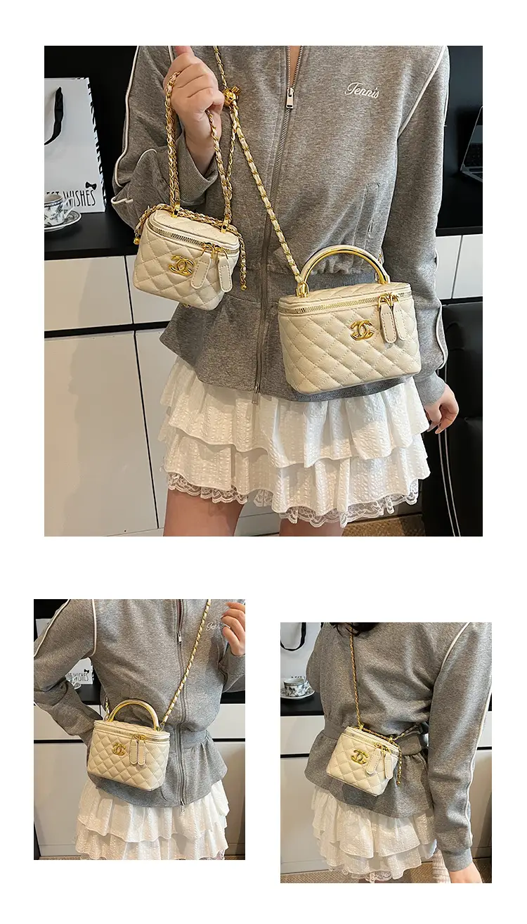 2025 Rhombic Embroidery Chain Women's Bags Set — feature 10