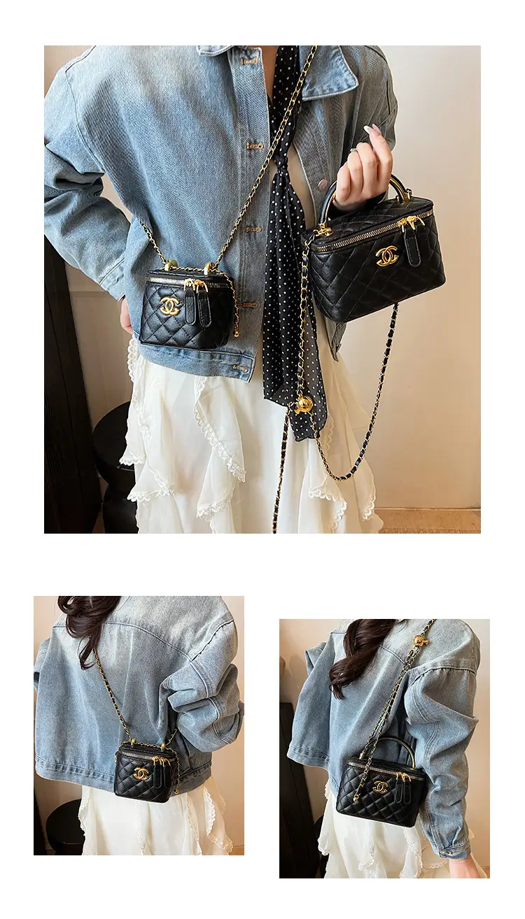 2025 Rhombic Embroidery Chain Women's Bags Set — feature 13