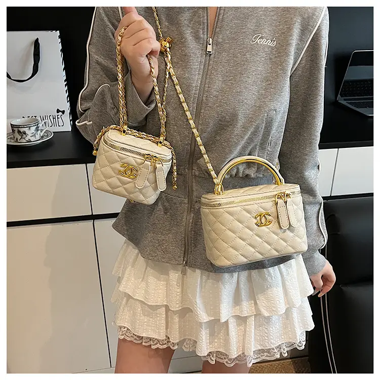 2025 Rhombic Embroidery Chain Women's Bags Set — feature 15