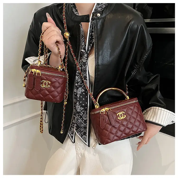 2025 Rhombic Embroidery Chain Women's Bags Set — feature 24