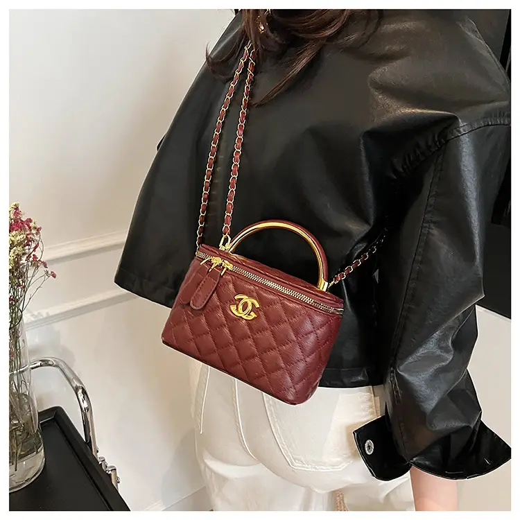 2025 Rhombic Embroidery Chain Women's Bags Set — feature 25