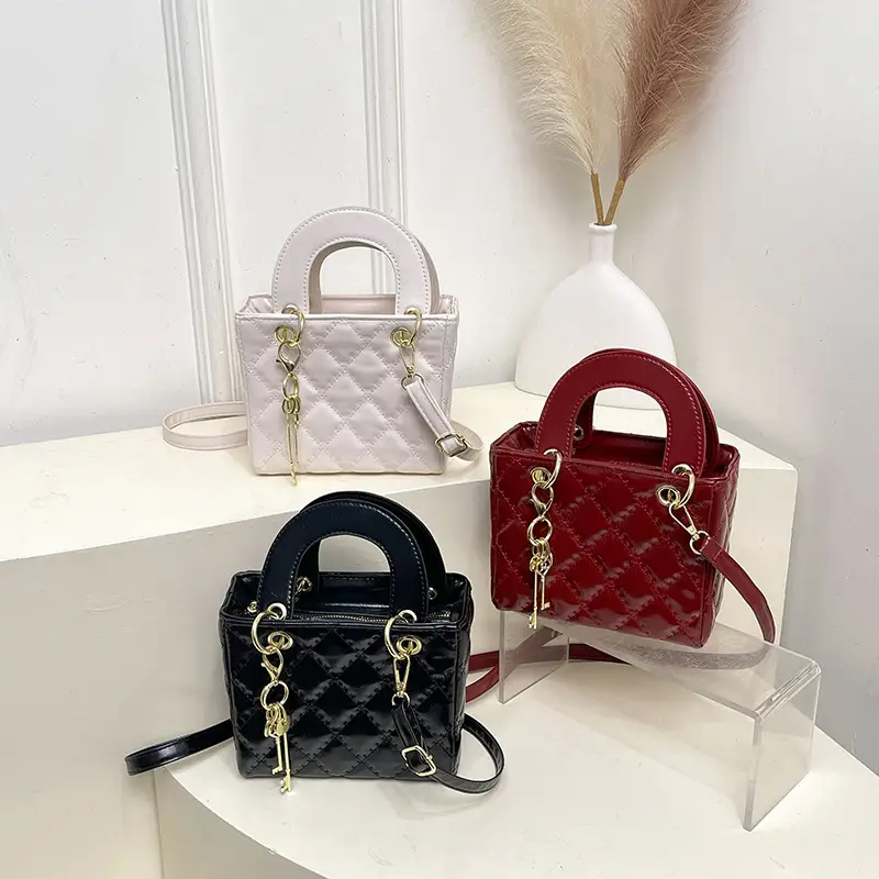 New Korean Style Textured Black Shoulder Bag for Women - Image 5
