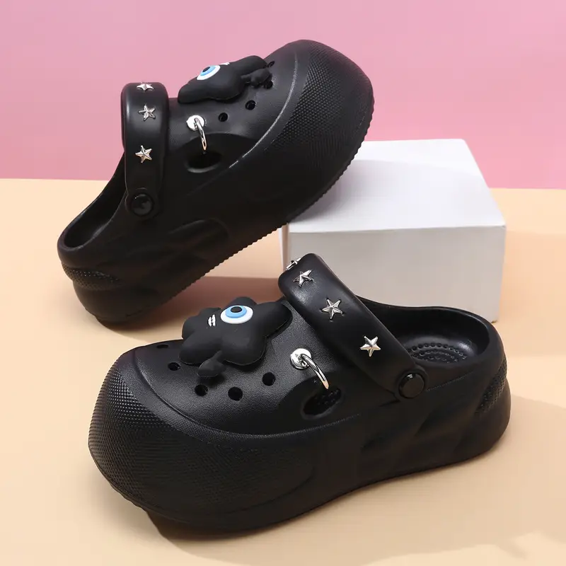 2025 New Cave Shoes Women's Cute Thick Sole Summer Beach Shoes Non-slip Baotou Breathable Outwear Sandals for Women - Image 7