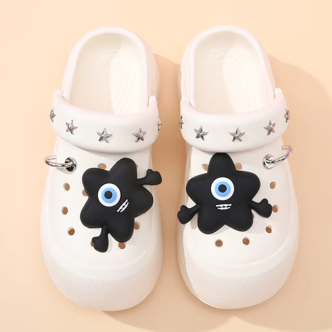 2025 New Cave Shoes Women's Cute Thick Sole Summer Beach Shoes Non-slip Baotou Breathable Outwear Sandals for Women - Image 4