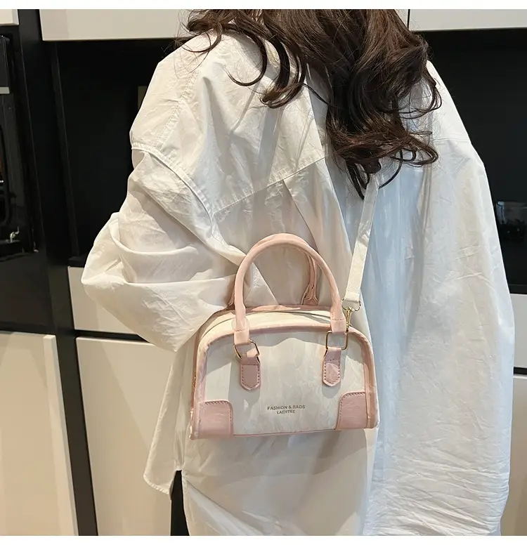 Women's Pink Transparent Shoulder Crossbody Bag 2025 — feature 10