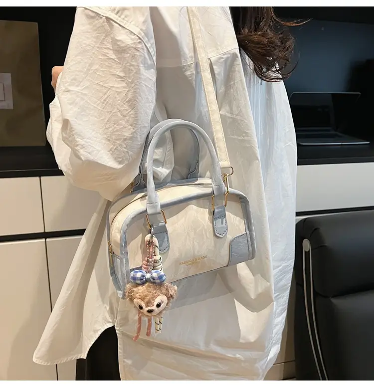 Women's Pink Transparent Shoulder Crossbody Bag 2025 — feature 12