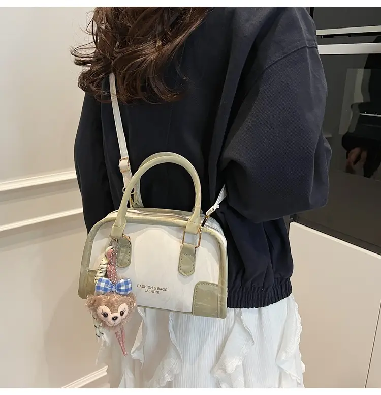 Women's Pink Transparent Shoulder Crossbody Bag 2025 — feature 17