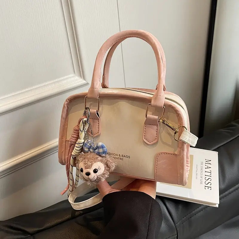 Women's Pink Transparent Shoulder Crossbody Bag 2025 - Image 2