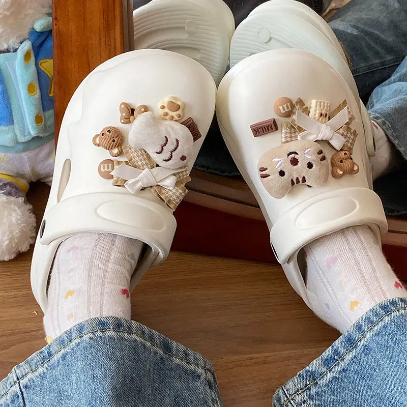 Cute Cat Fish Hole Sandals for Women Summer - Image 21