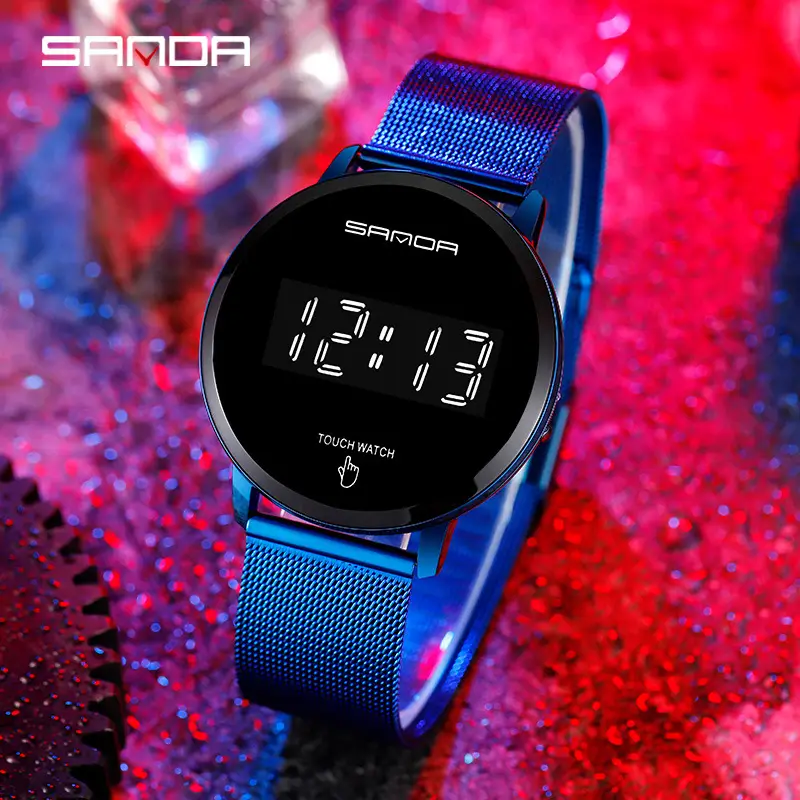 Sanda Gold Touchscreen Women's Digital Watch - Image 6