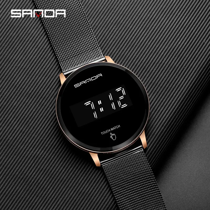 Sanda Gold Touchscreen Women's Digital Watch - Image 7
