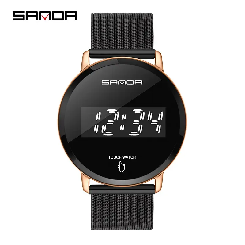 Sanda Gold Touchscreen Women's Digital Watch - Image 5