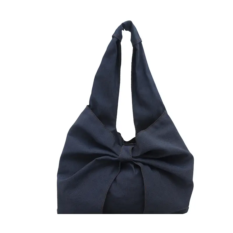 2025 New Fashion Denim Bow Shoulder Bags - Image 8