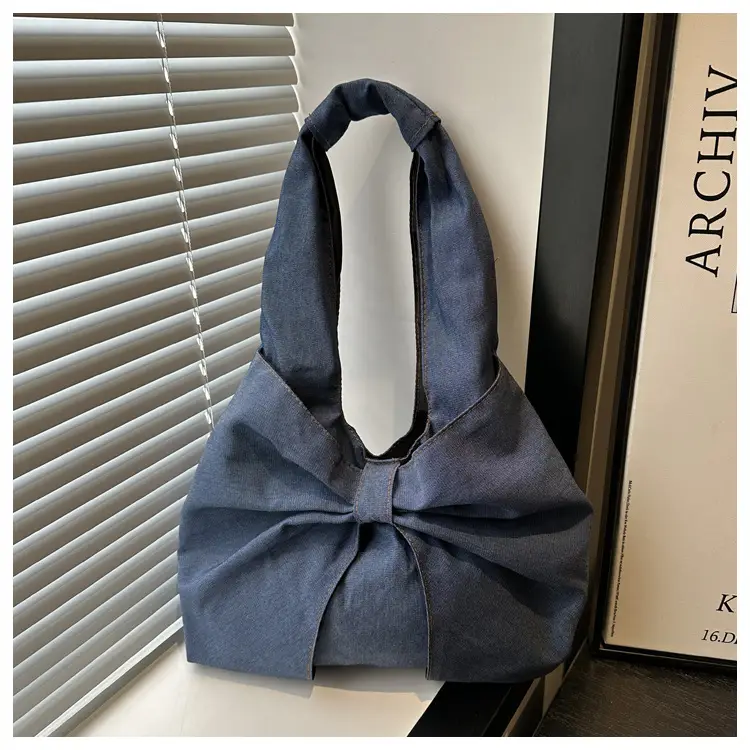 2025 New Fashion Denim Bow Shoulder Bags — feature 13