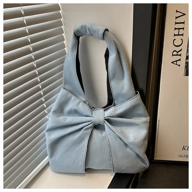 2025 New Fashion Denim Bow Shoulder Bags — feature 14