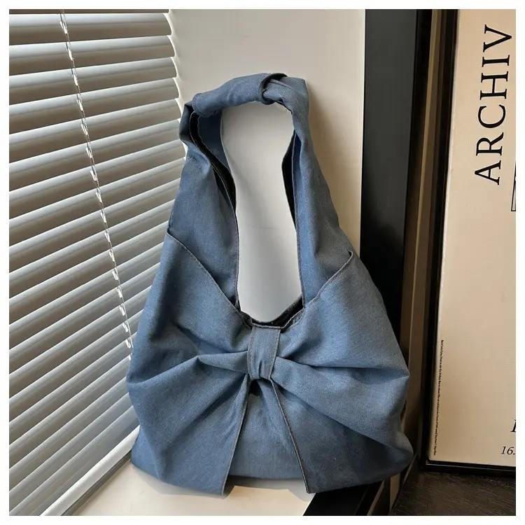 2025 New Fashion Denim Bow Shoulder Bags — feature 15