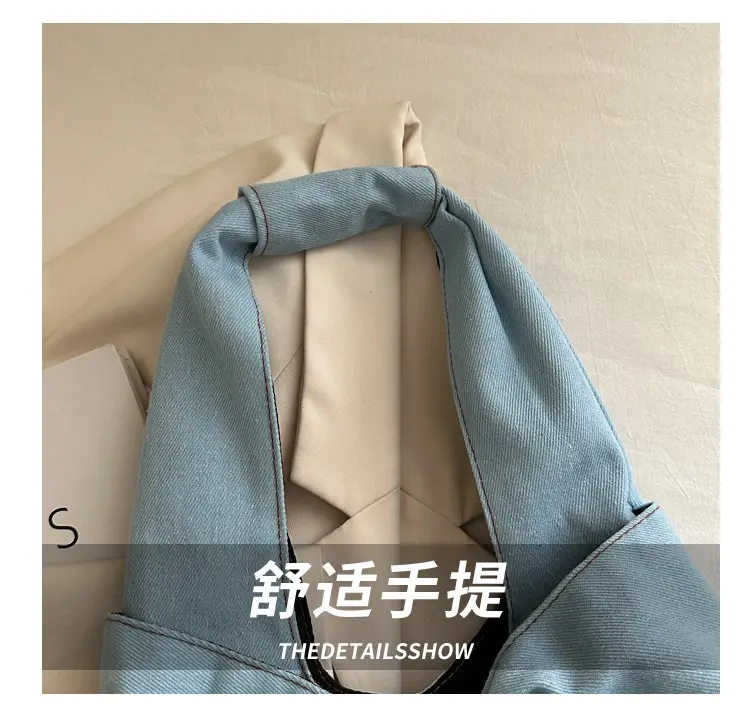 2025 New Fashion Denim Bow Shoulder Bags — feature 3